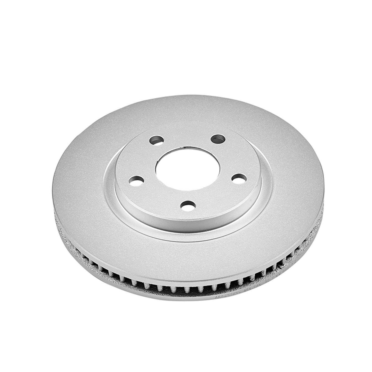 Top View of Front Disc Brake Rotor POWERSTOP AR8255EVC