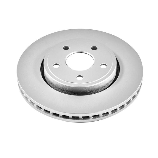 Top View of Front Disc Brake Rotor POWERSTOP AR83076EVC