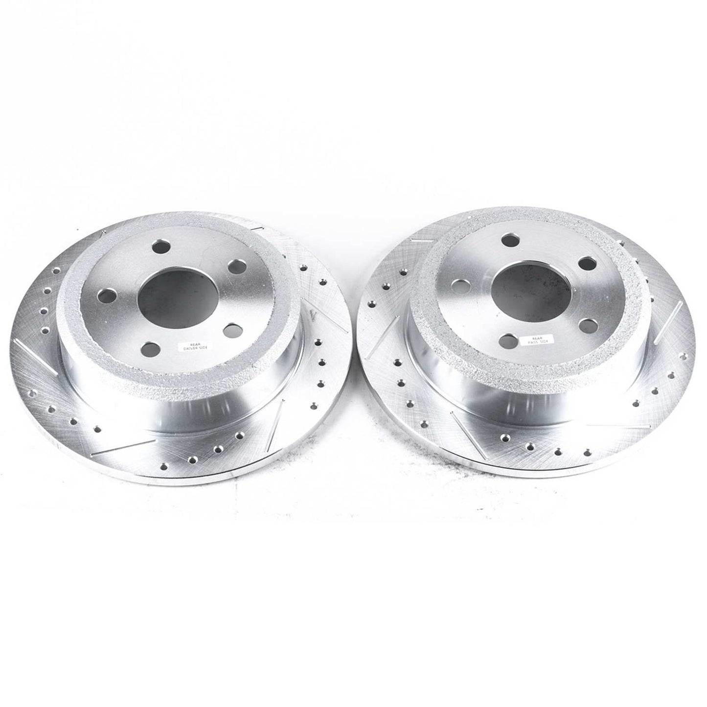 Top View of Rear Disc Brake Rotor Set POWERSTOP AR8382XPR