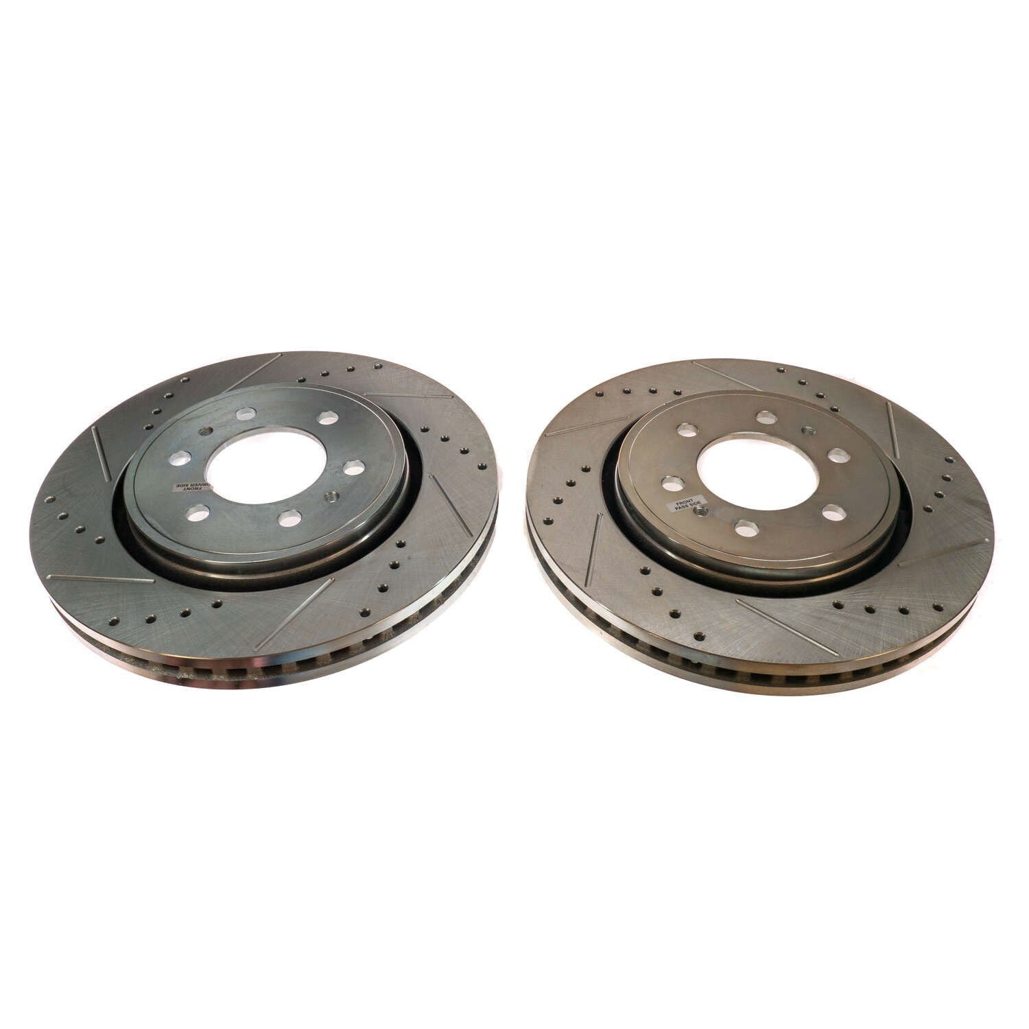 Top View of Front Disc Brake Rotor Set POWERSTOP AR85108XPR