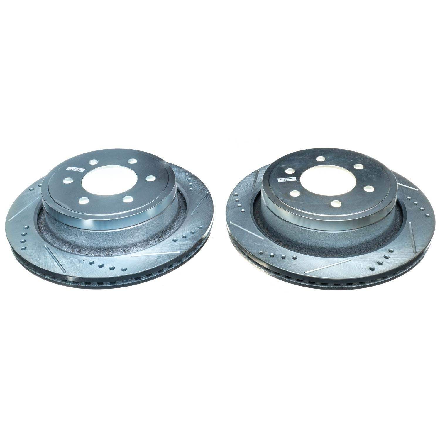 Top View of Rear Disc Brake Rotor Set POWERSTOP AR85148XPR