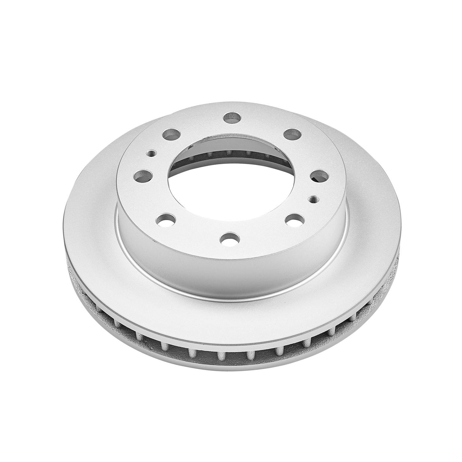 Top View of Front Disc Brake Rotor POWERSTOP AR8642EVC