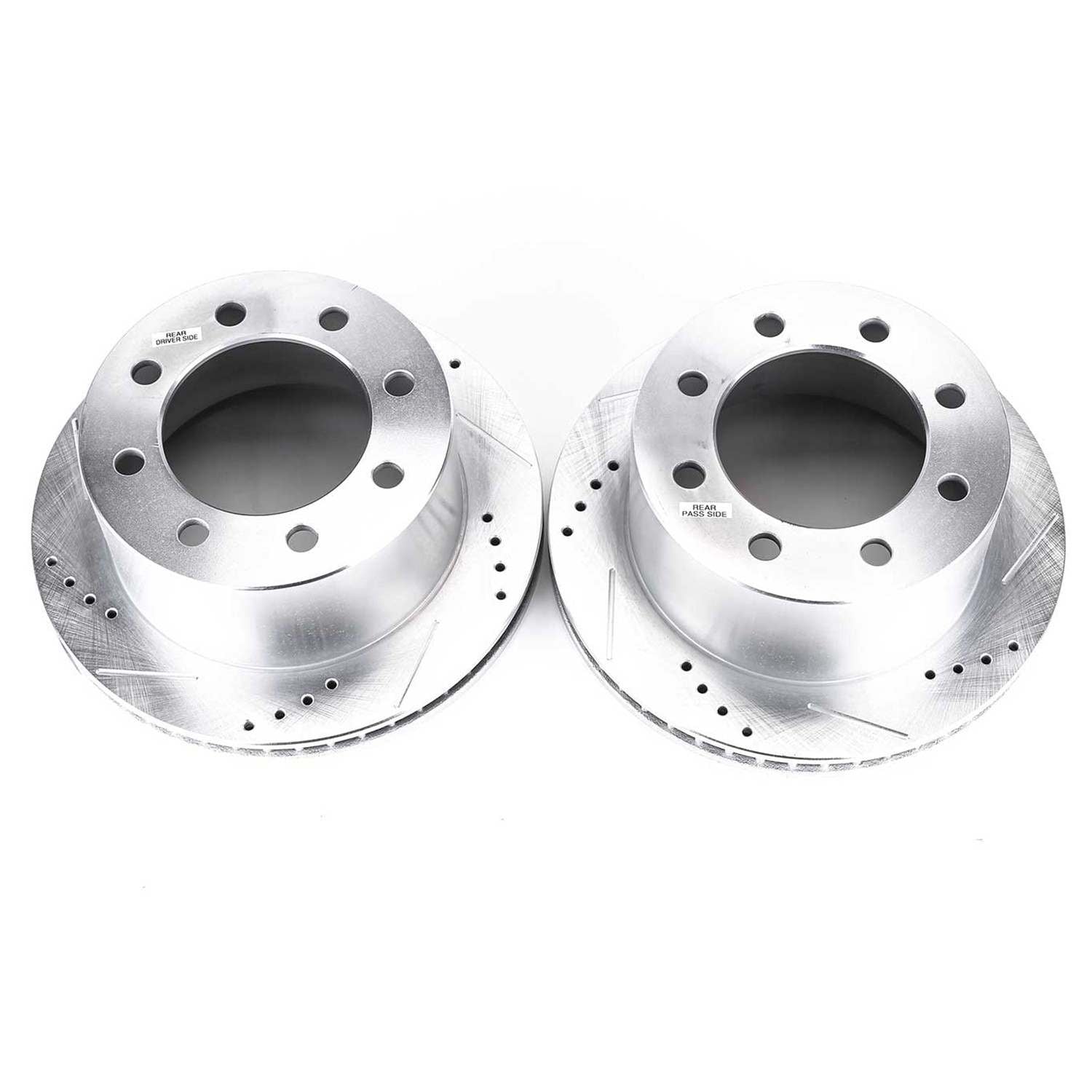 Top View of Rear Disc Brake Rotor Set POWERSTOP AR8753XPR