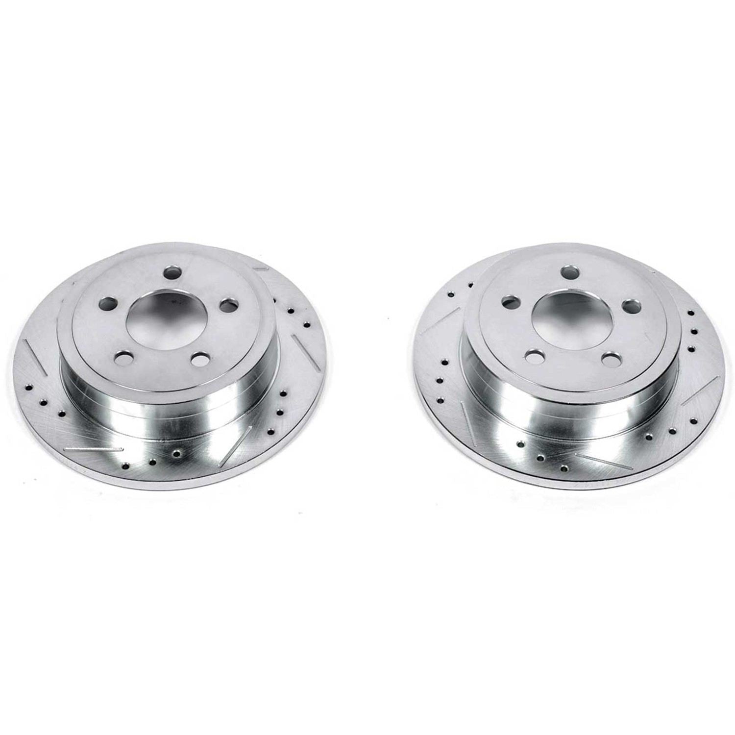 Top View of Rear Disc Brake Rotor Set POWERSTOP AR8768XPR