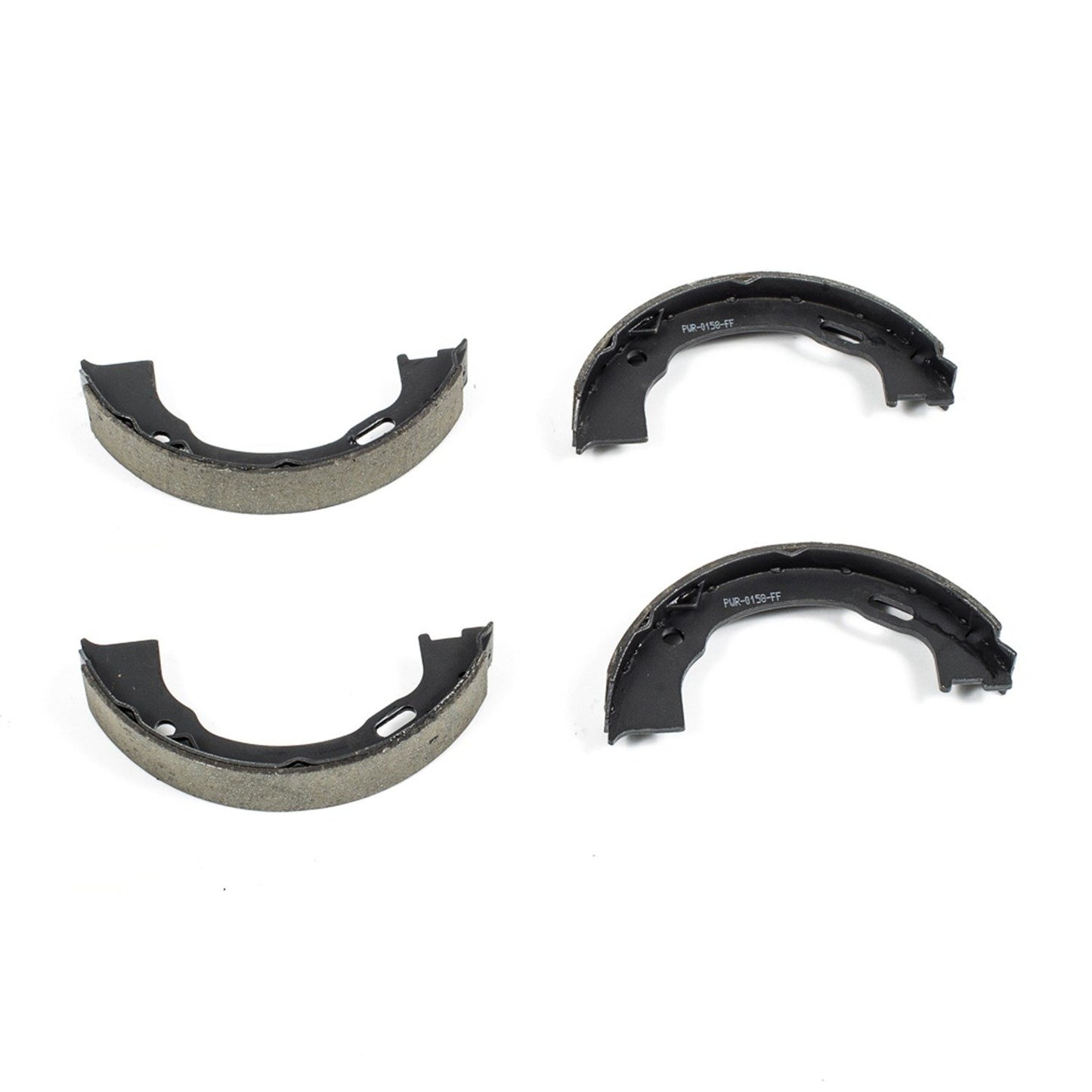 Front View of Rear Parking Brake Shoe POWERSTOP B701