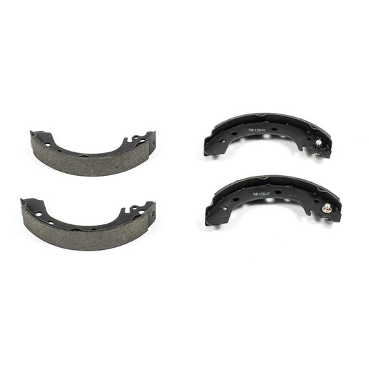 Front View of Rear Drum Brake Shoe POWERSTOP B801