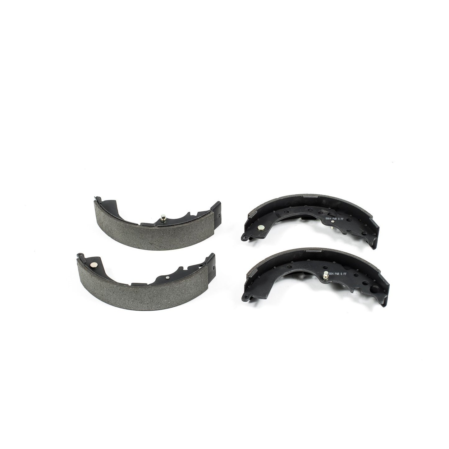 Front View of Rear Drum Brake Shoe POWERSTOP B804