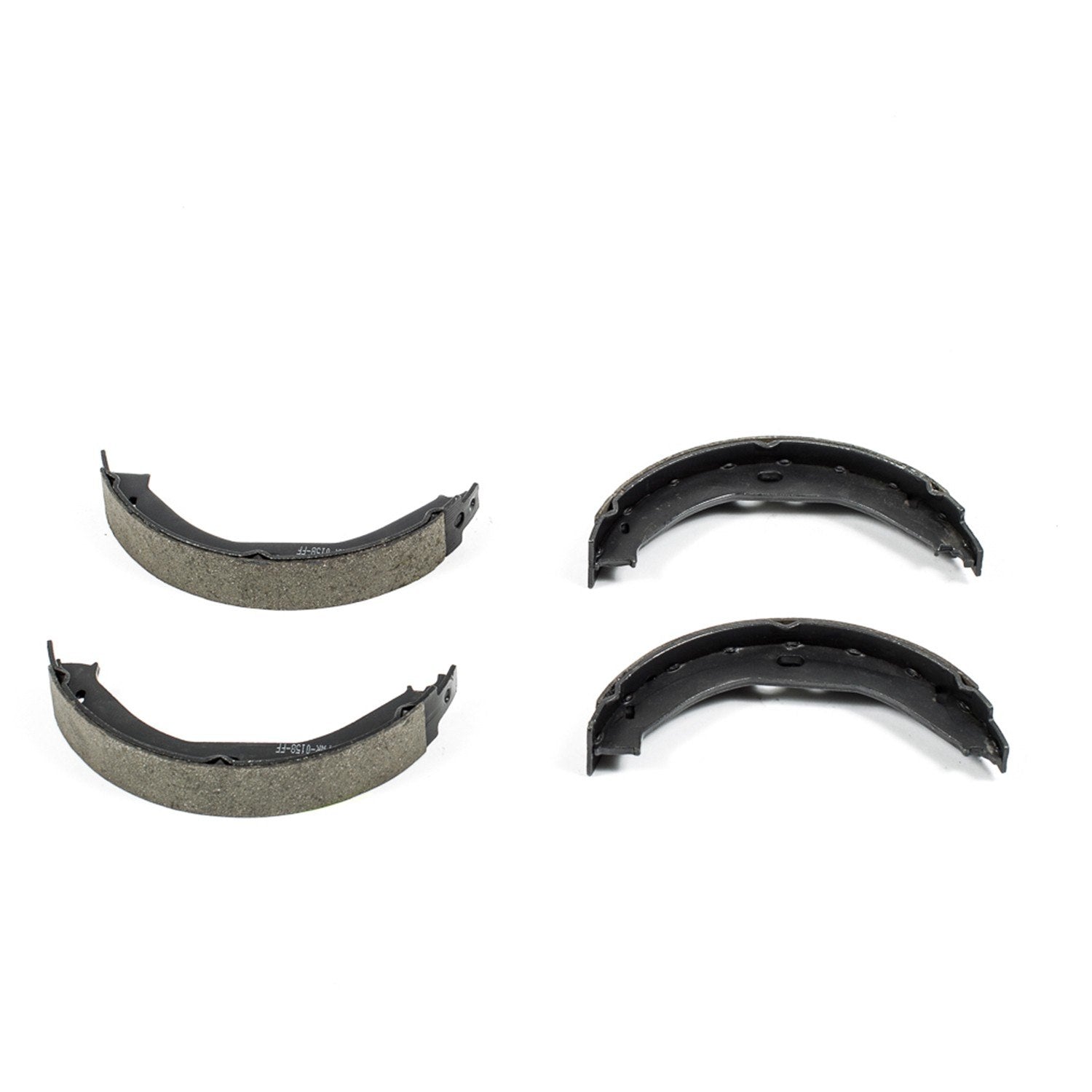 Front View of Rear Parking Brake Shoe POWERSTOP B807