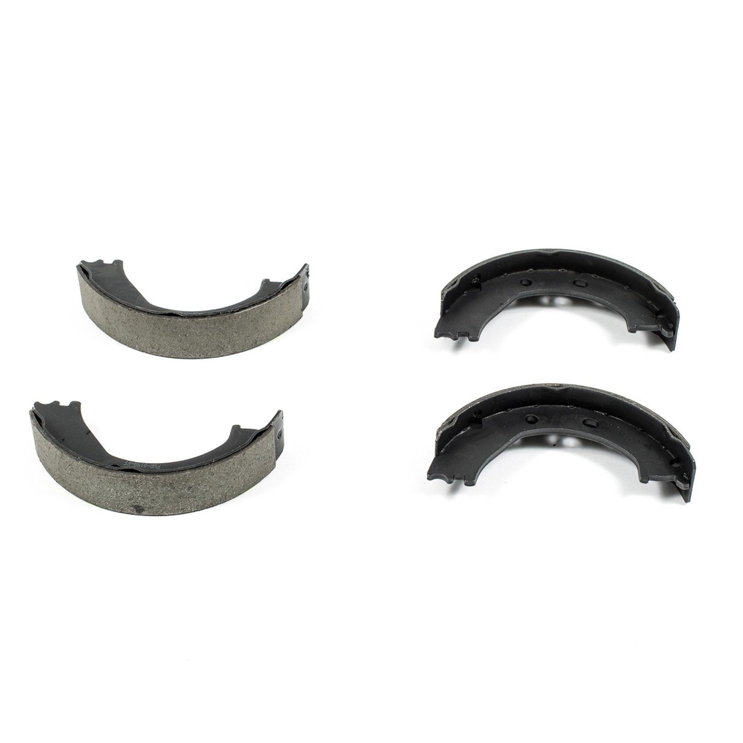 Front View of Rear Parking Brake Shoe POWERSTOP B852