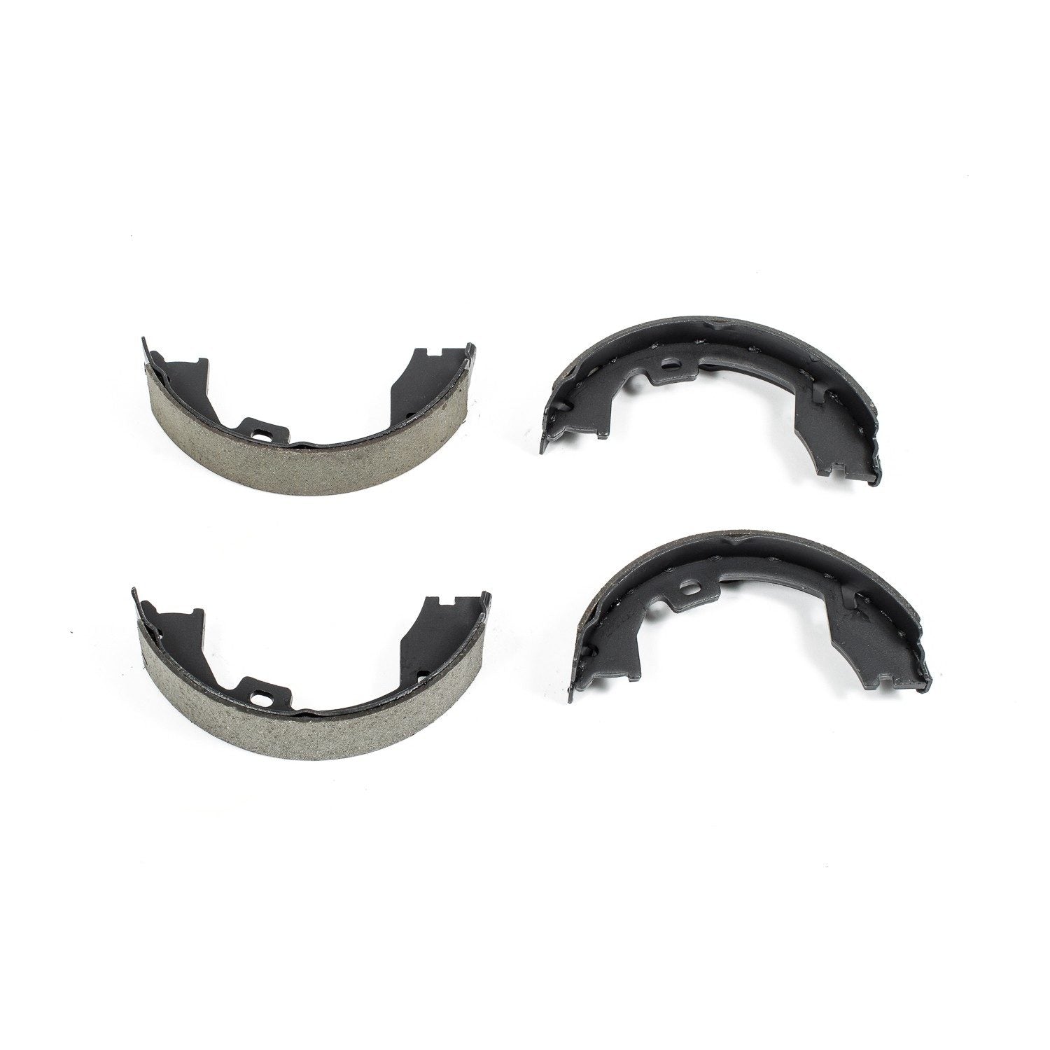 Front View of Rear Parking Brake Shoe POWERSTOP B854