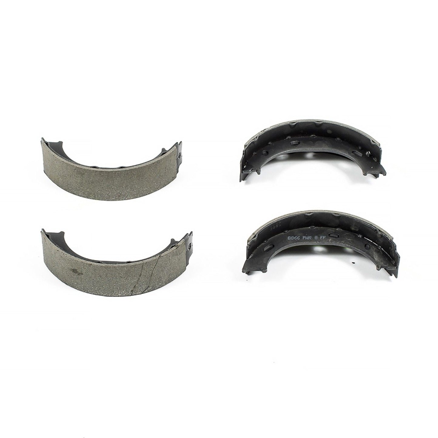 Front View of Rear Parking Brake Shoe POWERSTOP B866