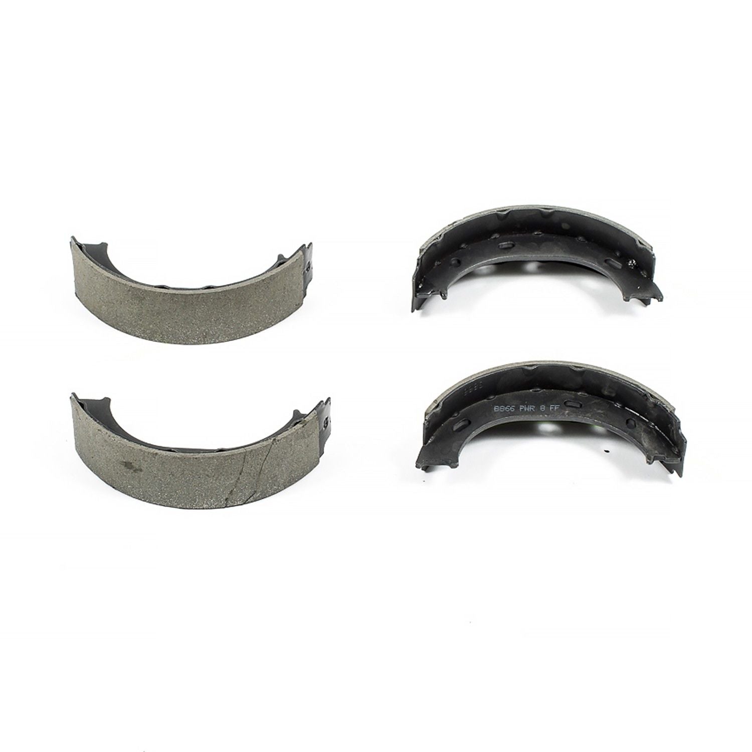 Front View of Rear Parking Brake Shoe POWERSTOP B866