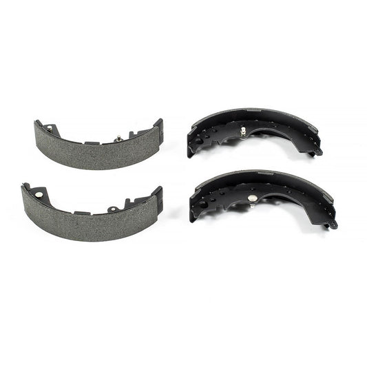 Front View of Rear Drum Brake Shoe POWERSTOP B871