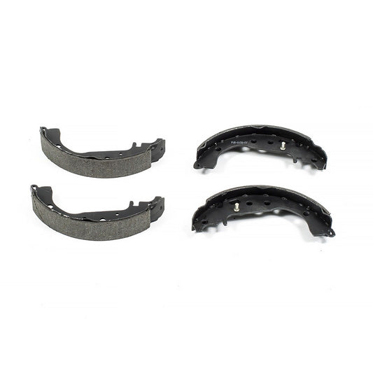 Front View of Rear Drum Brake Shoe POWERSTOP B917