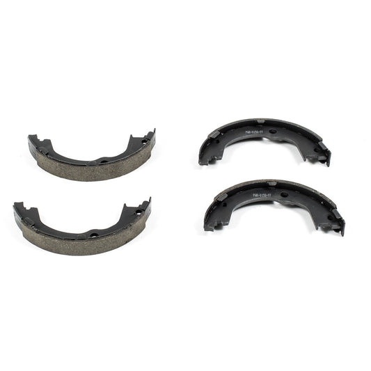 Front View of Rear Parking Brake Shoe POWERSTOP B932