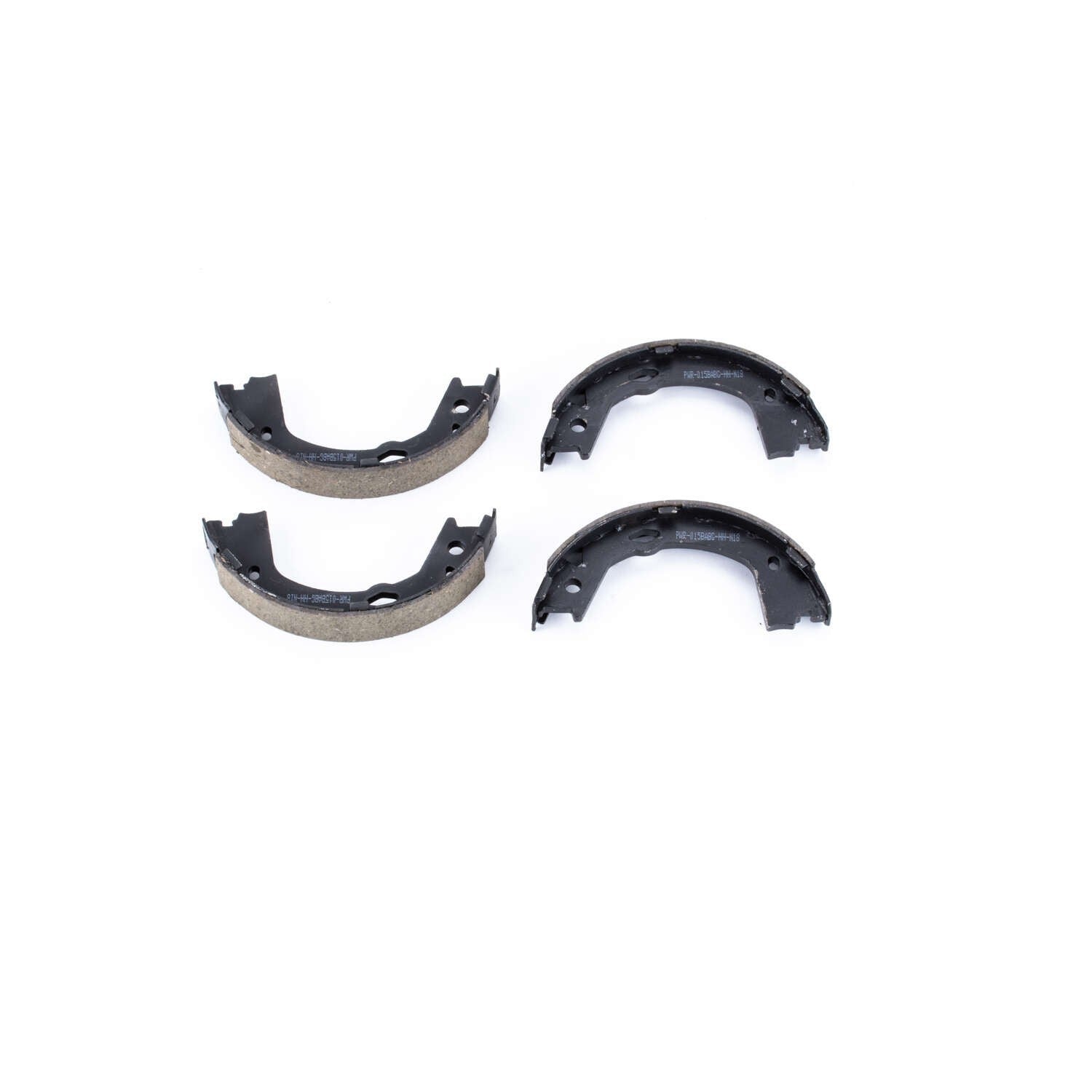 Front View of Rear Parking Brake Shoe POWERSTOP B982