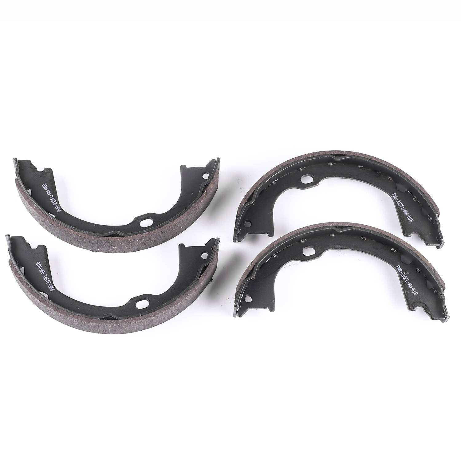 Front View of Rear Parking Brake Shoe POWERSTOP B986