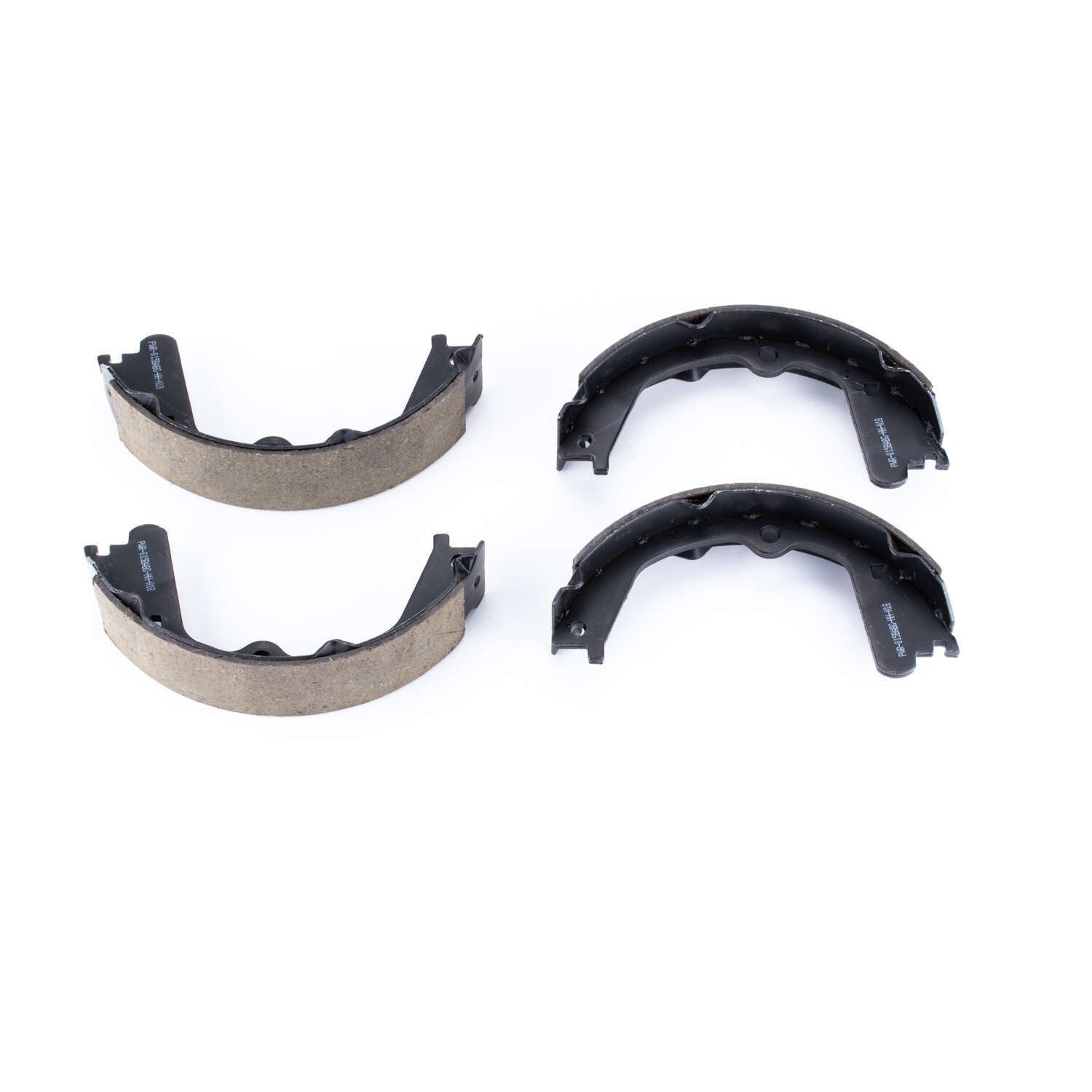 Front View of Rear Parking Brake Shoe POWERSTOP B989