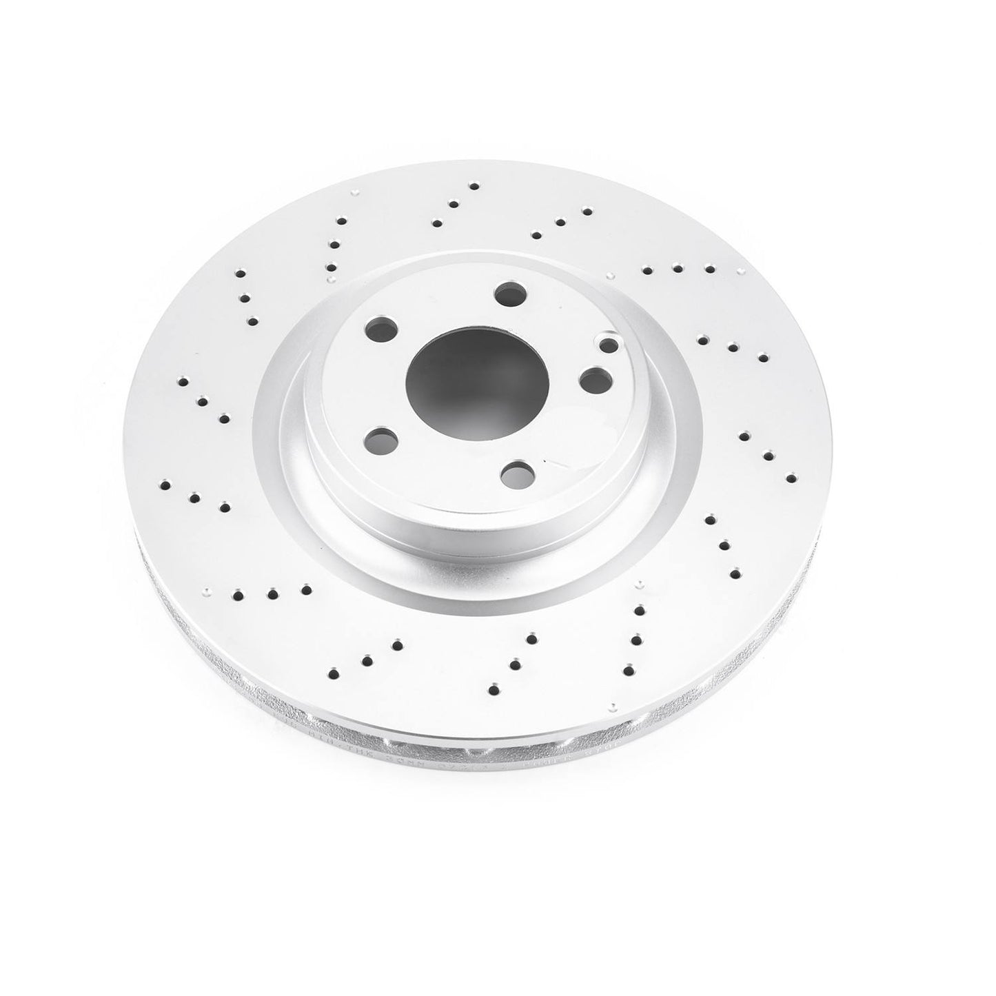 Top View of Front Disc Brake Rotor POWERSTOP EBR1458EVC