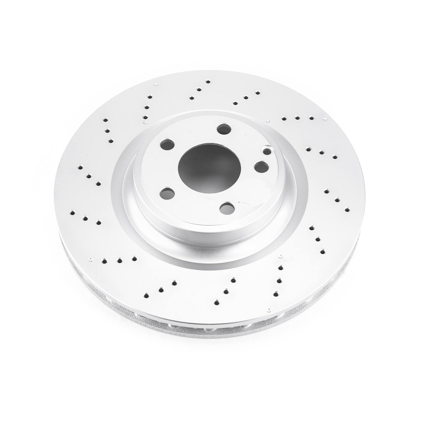 Top View of Front Disc Brake Rotor POWERSTOP EBR1458EVC