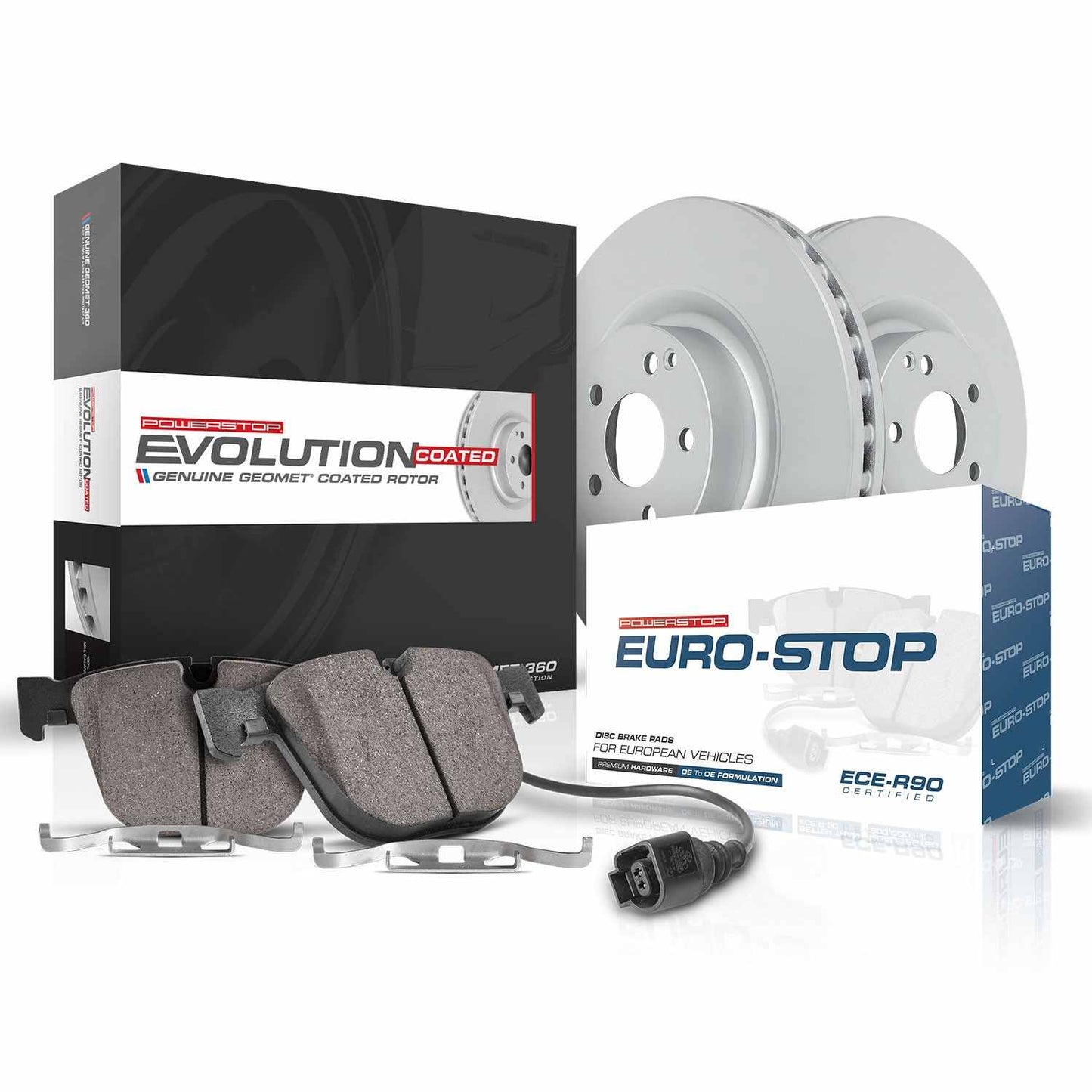 Kit View of Front Disc Brake Kit POWERSTOP ESK2110