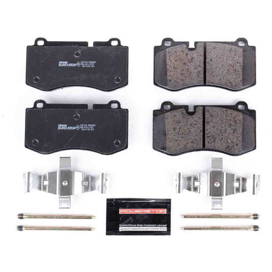 Front View of Front Disc Brake Pad Set POWERSTOP ESP1140