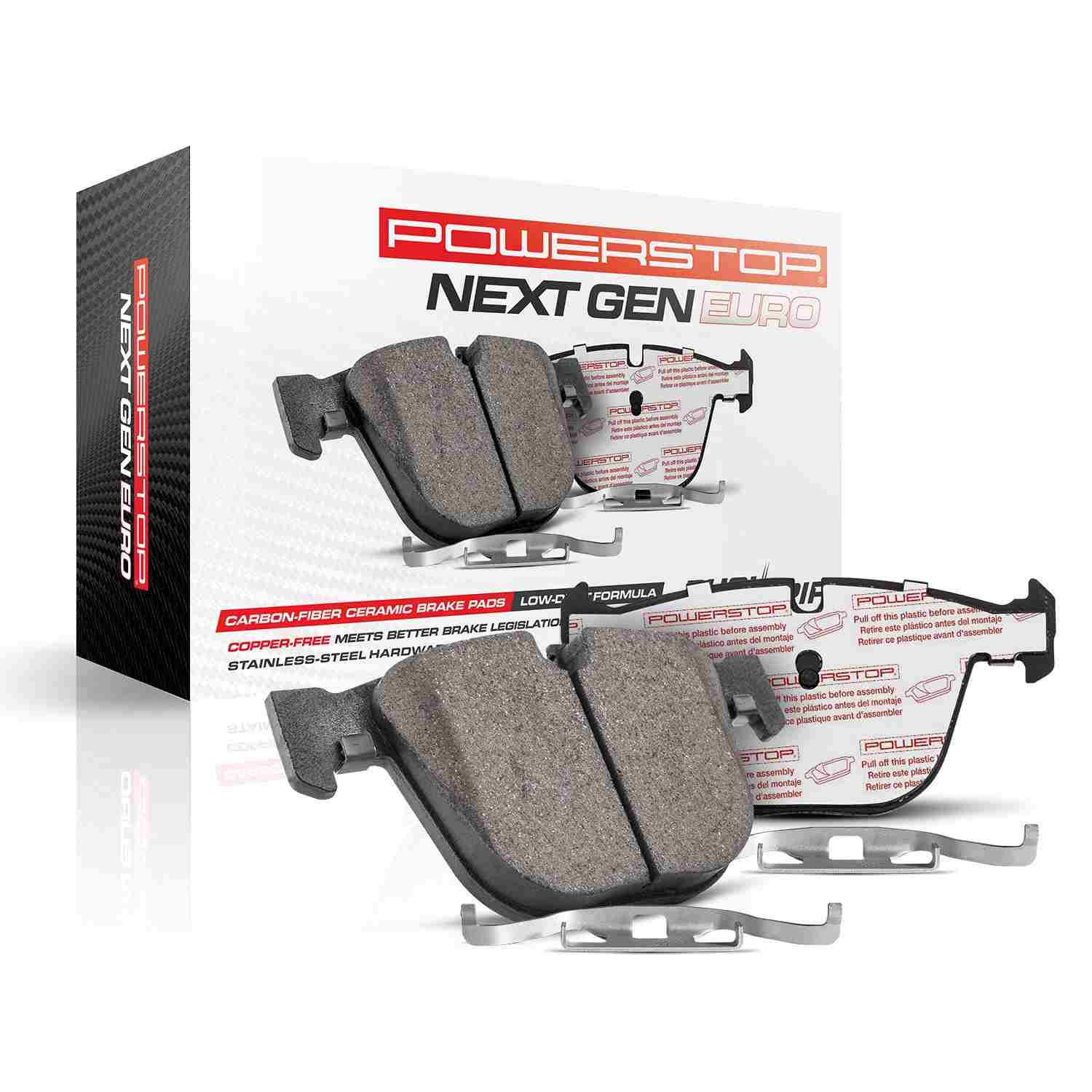 Kit View of Front Disc Brake Pad Set POWERSTOP NXE-1107