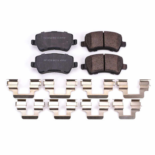 Front View of Rear Disc Brake Pad Set POWERSTOP NXE-1307