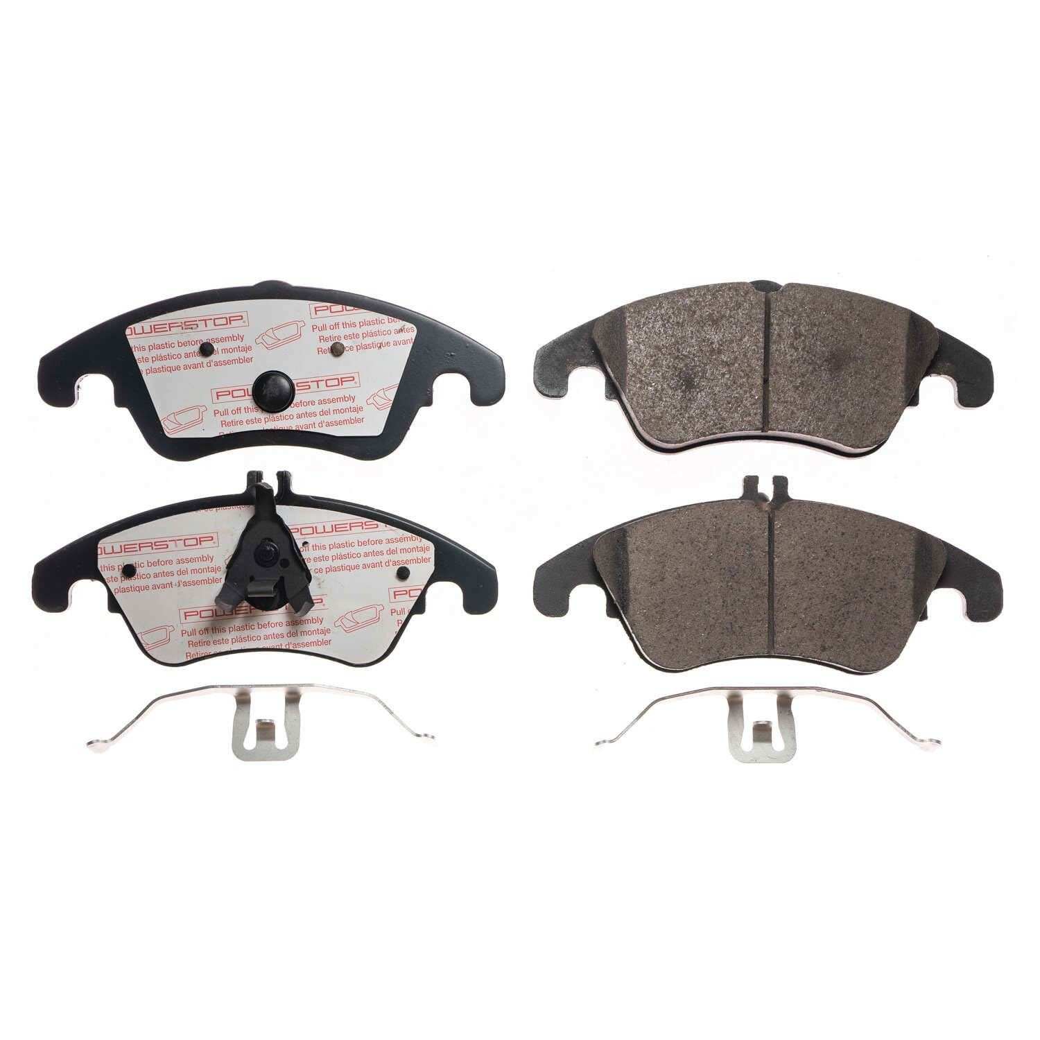 Front View of Front Disc Brake Pad Set POWERSTOP NXE-1342