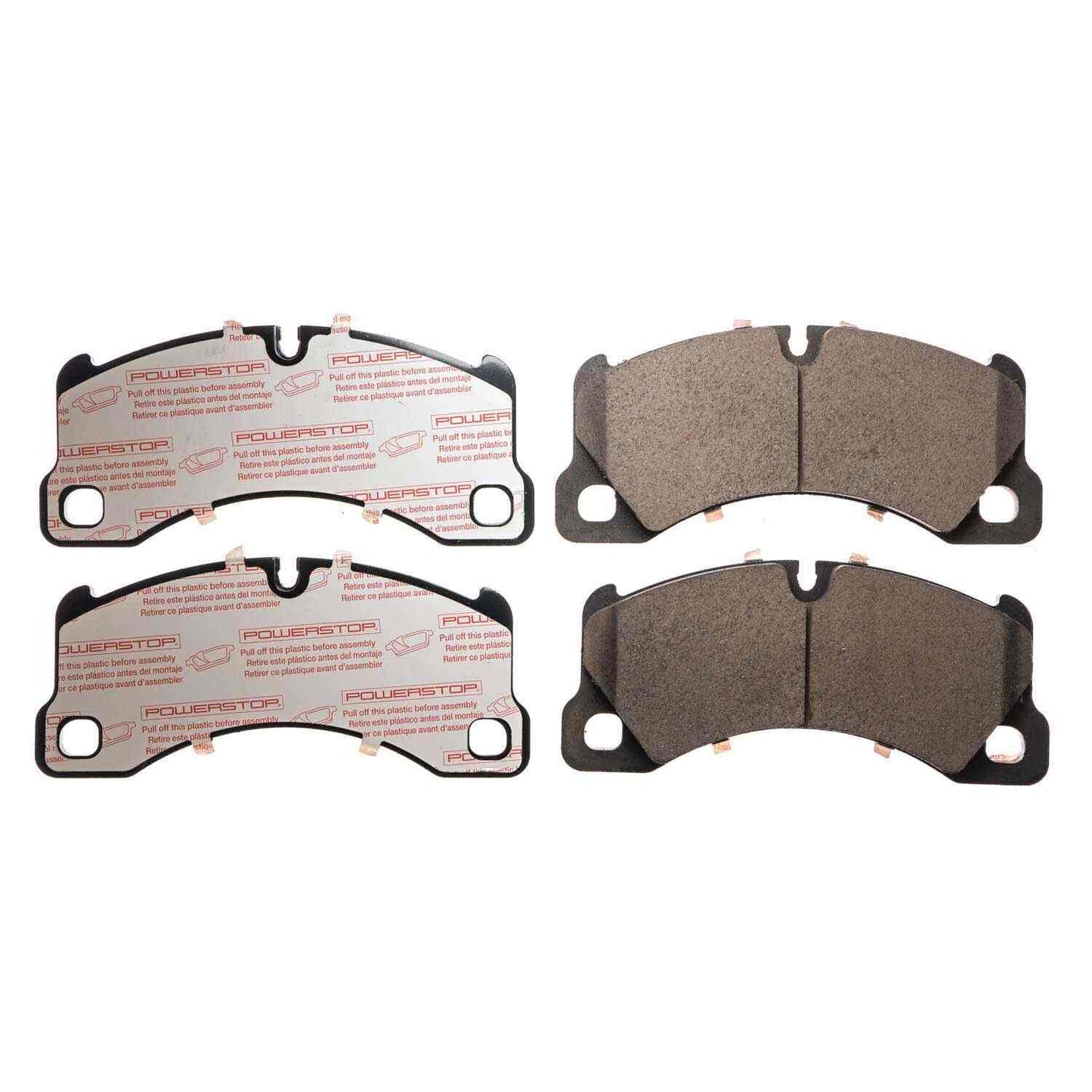 Front View of Front Disc Brake Pad Set POWERSTOP NXE-1349