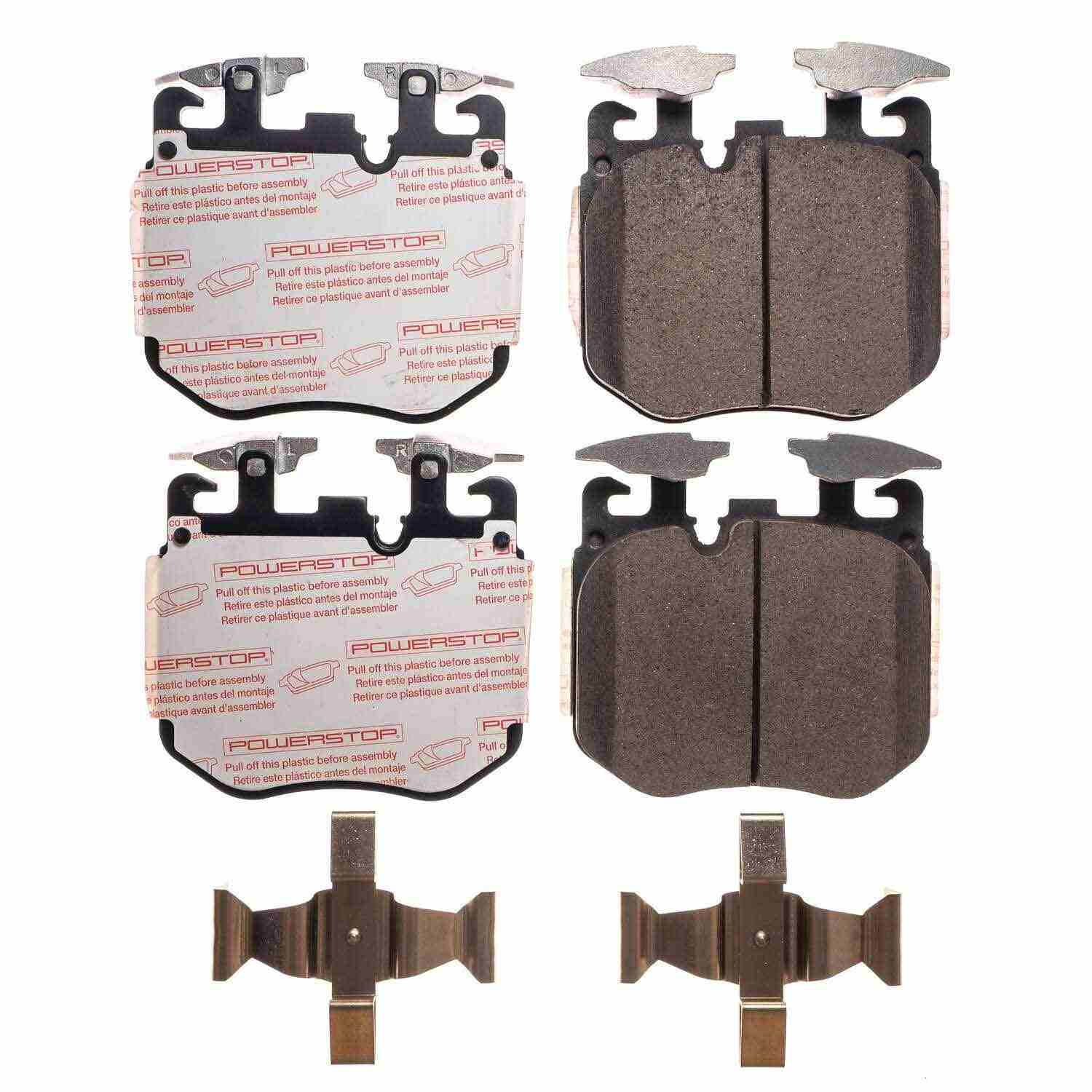 Front View of Front Disc Brake Pad Set POWERSTOP NXE-1868