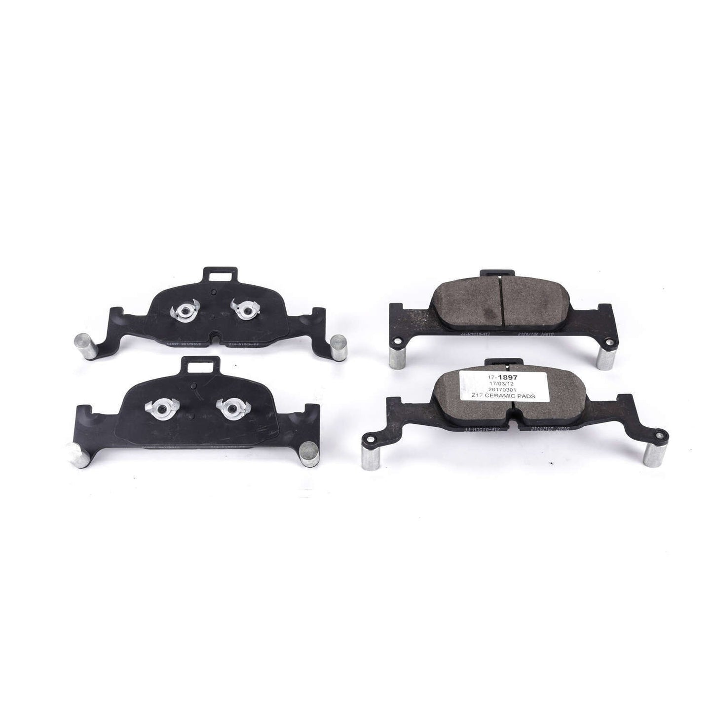 Front View of Front Disc Brake Pad Set POWERSTOP NXE-1897