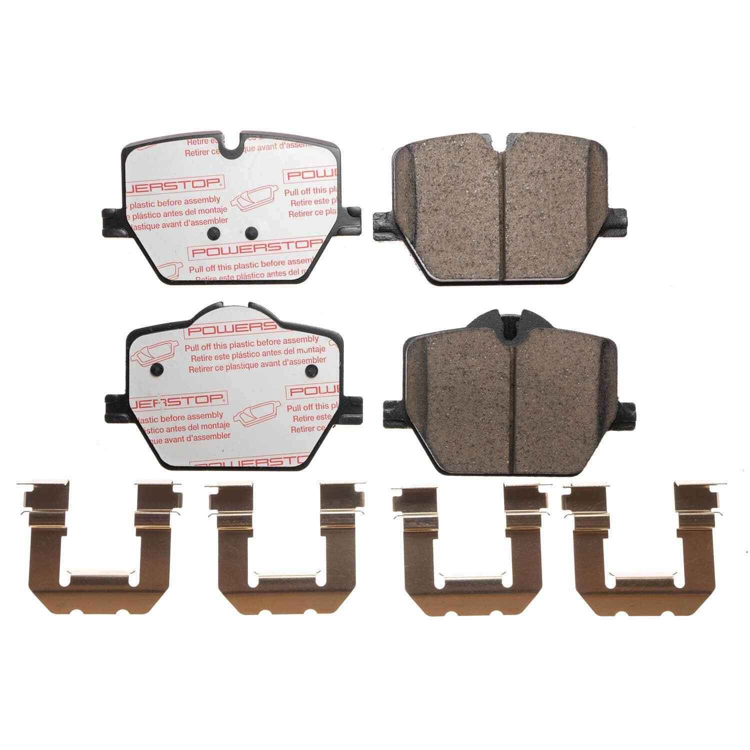 Front View of Rear Disc Brake Pad Set POWERSTOP NXE-2220