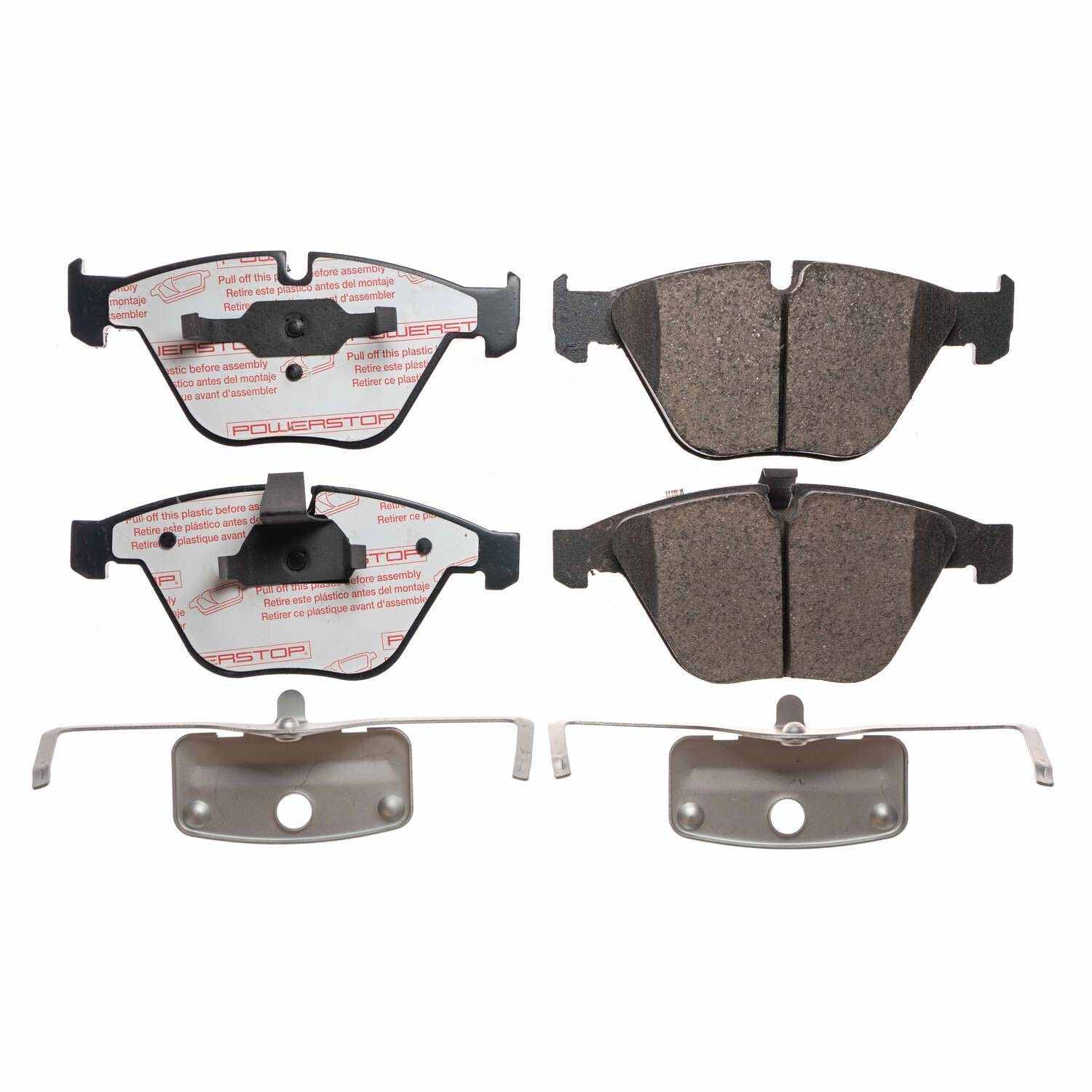 Front View of Front Disc Brake Pad Set POWERSTOP NXE-918