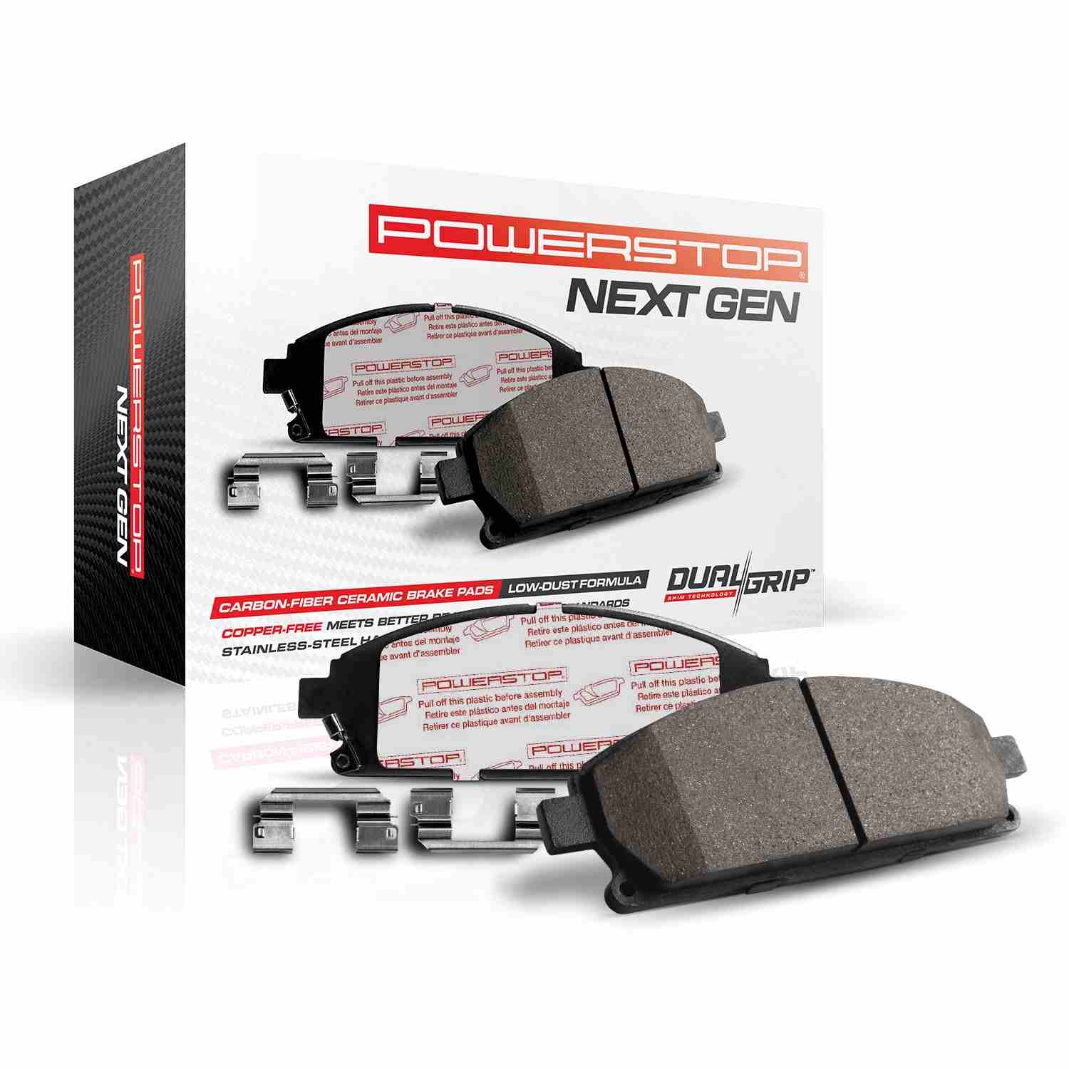 Kit View of Front Disc Brake Pad Set POWERSTOP NXT-1001