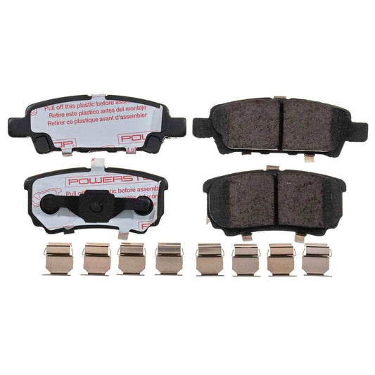 Front View of Rear Disc Brake Pad Set POWERSTOP NXT-1037