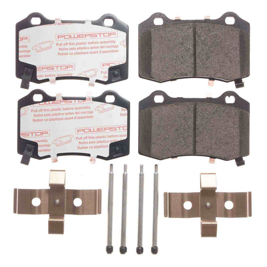 Front View of Rear Disc Brake Pad Set POWERSTOP NXT-1053