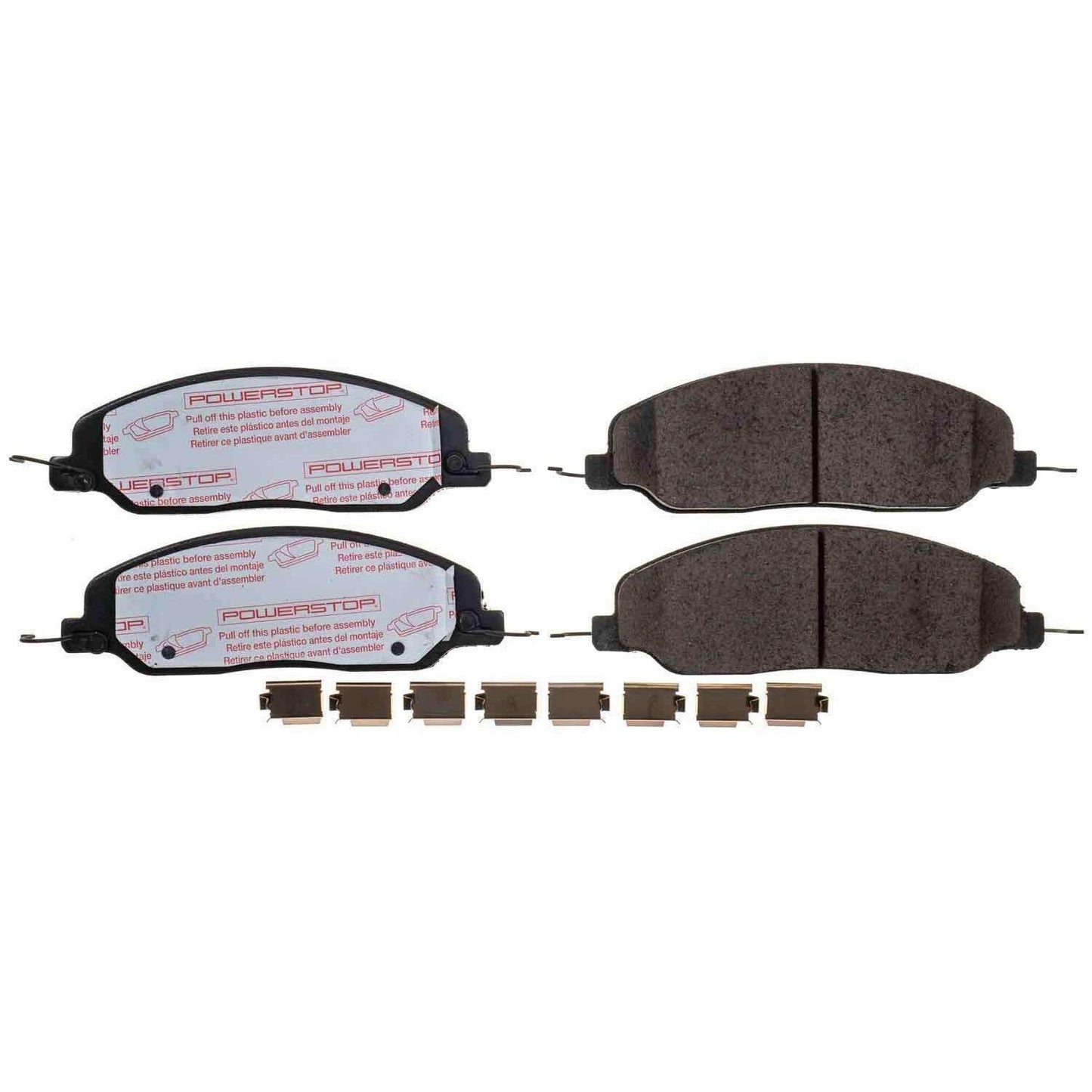 Front View of Front Disc Brake Pad Set POWERSTOP NXT-1081