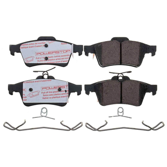 Front View of Rear Disc Brake Pad Set POWERSTOP NXT-1095