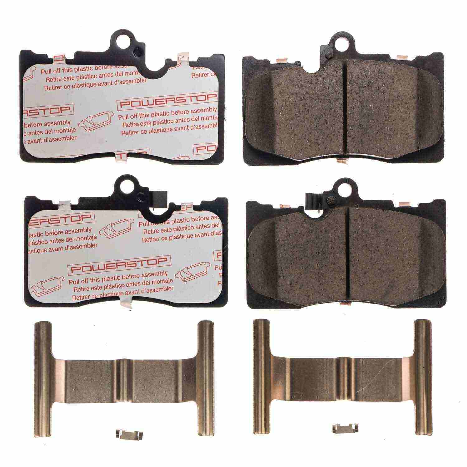 Front View of Front Disc Brake Pad Set POWERSTOP NXT-1118