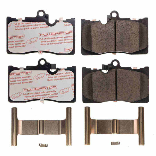 Front View of Front Disc Brake Pad Set POWERSTOP NXT-1118