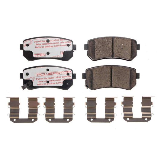 Front View of Rear Disc Brake Pad Set POWERSTOP NXT-1157