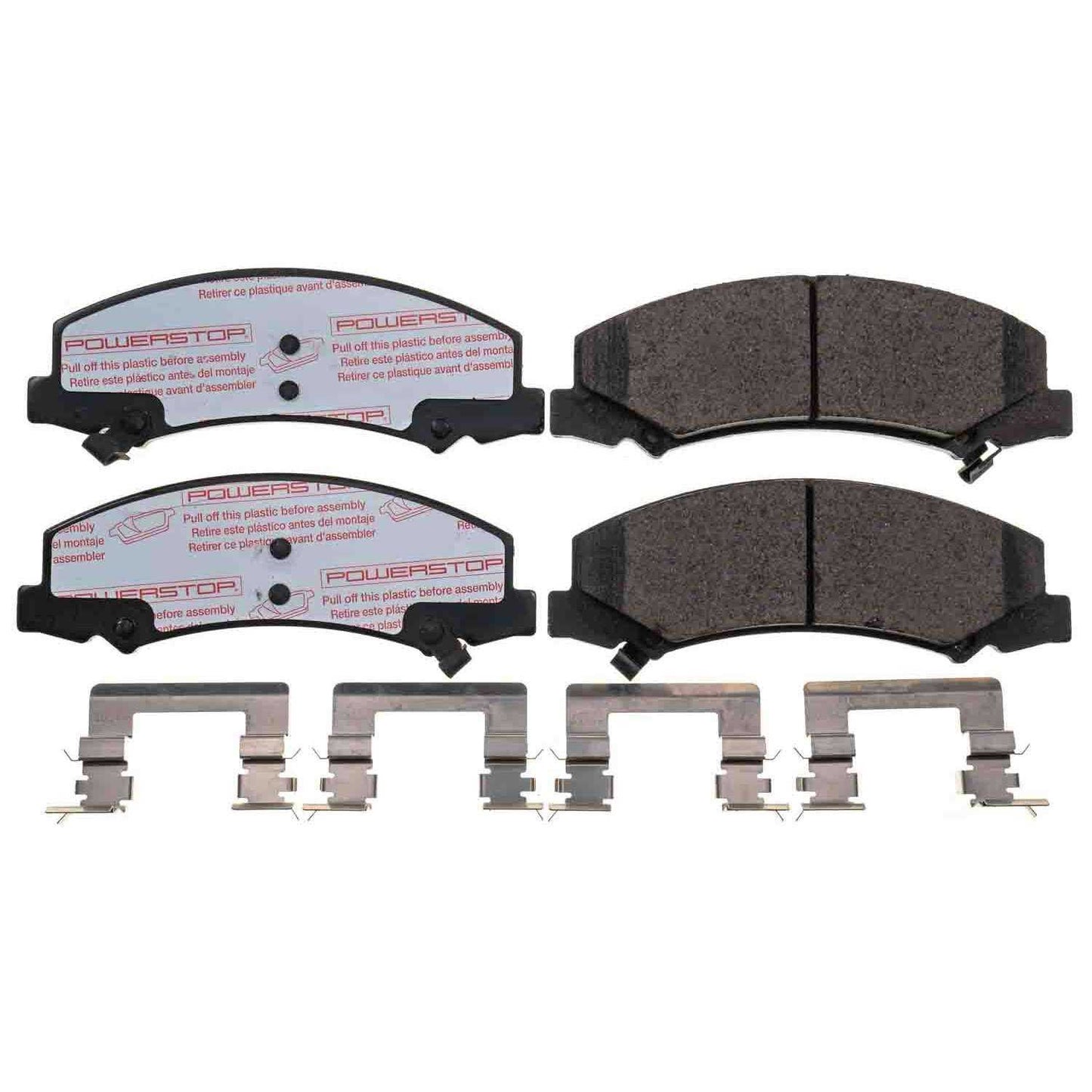 Front View of Front Disc Brake Pad Set POWERSTOP NXT-1159