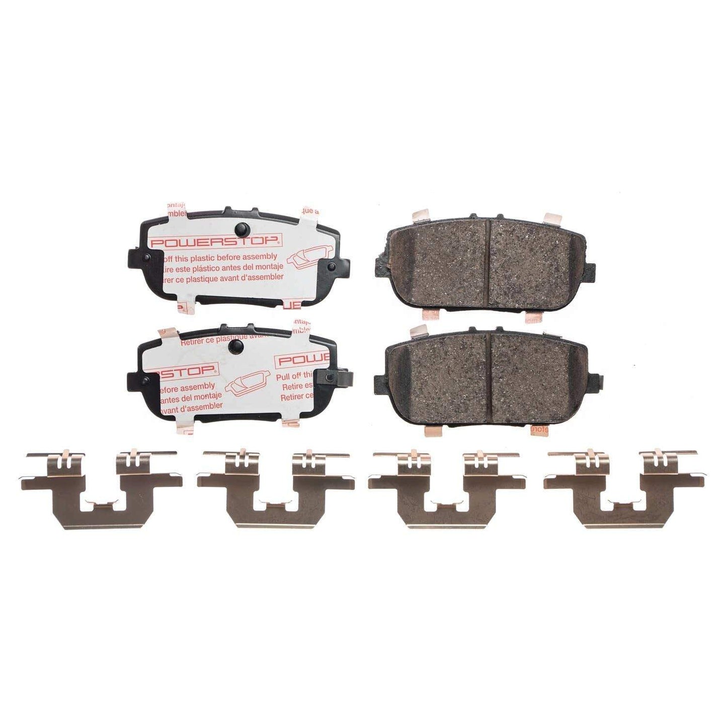 Front View of Rear Disc Brake Pad Set POWERSTOP NXT-1180