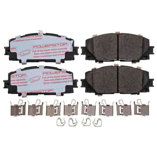 Front View of Front Disc Brake Pad Set POWERSTOP NXT-1184