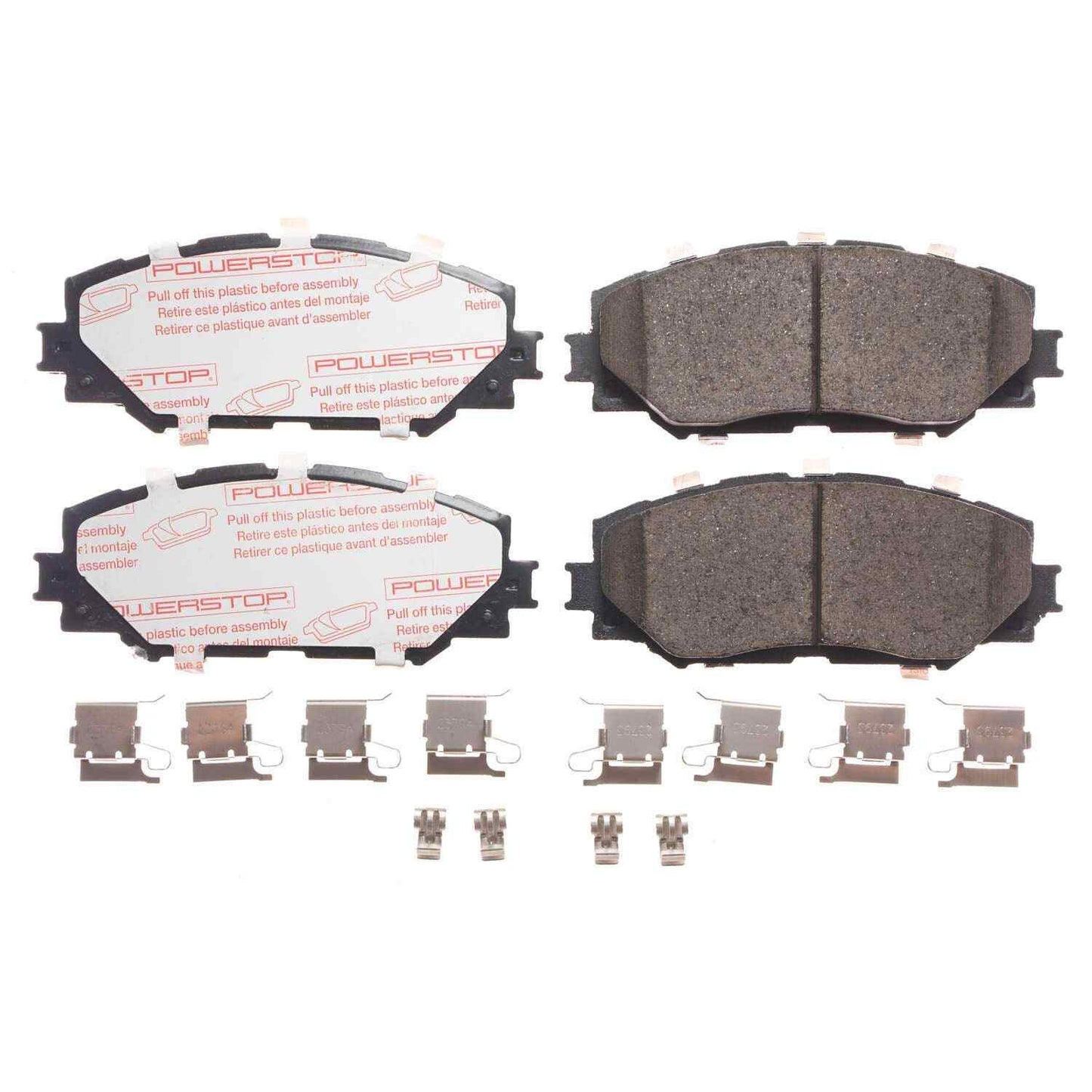 Front View of Front Disc Brake Pad Set POWERSTOP NXT-1210