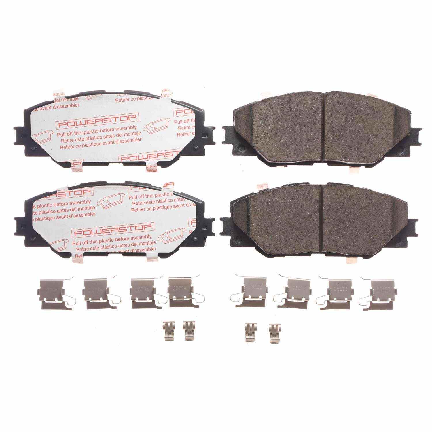 Front View of Front Disc Brake Pad Set POWERSTOP NXT-1211