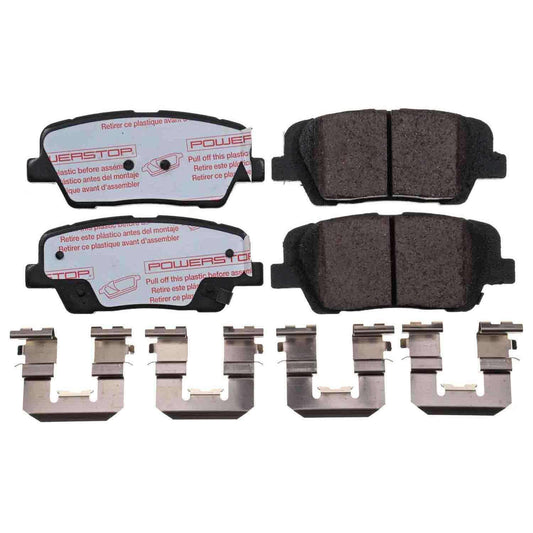 Front View of Rear Disc Brake Pad Set POWERSTOP NXT-1284