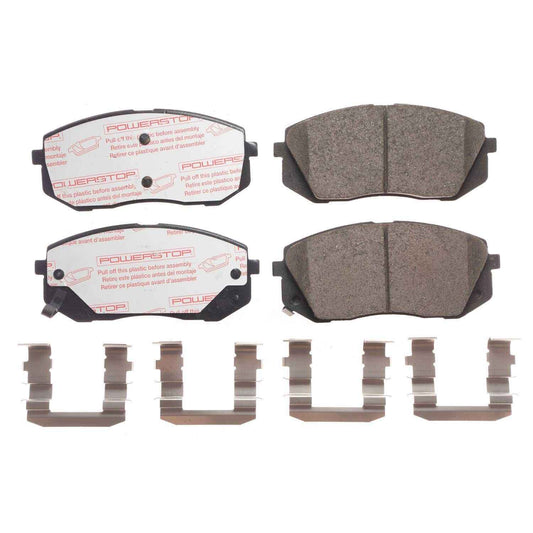 Front View of Front Disc Brake Pad Set POWERSTOP NXT-1295