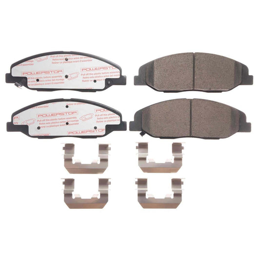 Front View of Front Disc Brake Pad Set POWERSTOP NXT-1332